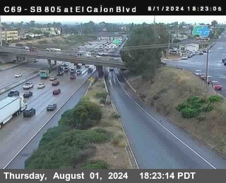 SB 805 at El Cajon Blvd (On Ramp)