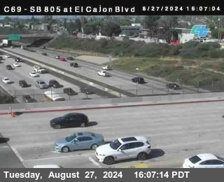 SB 805 at El Cajon Blvd (On Ramp)