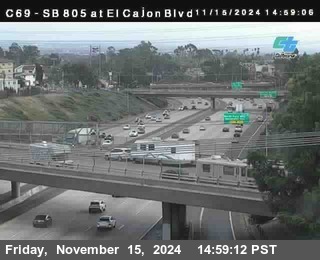 SB 805 at El Cajon Blvd (On Ramp)