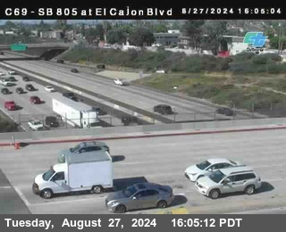 SB 805 at El Cajon Blvd (On Ramp)