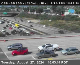 SB 805 at El Cajon Blvd (On Ramp)