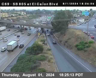 SB 805 at El Cajon Blvd (On Ramp)