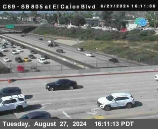 SB 805 at El Cajon Blvd (On Ramp)