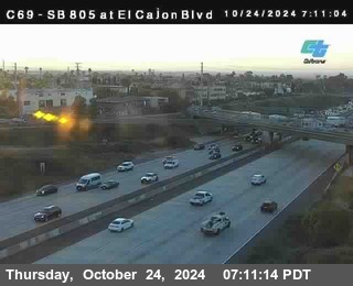 SB 805 at El Cajon Blvd (On Ramp)