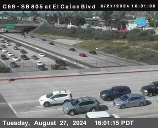 SB 805 at El Cajon Blvd (On Ramp)