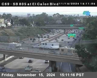 SB 805 at El Cajon Blvd (On Ramp)