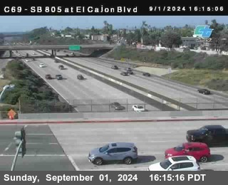 SB 805 at El Cajon Blvd (On Ramp)