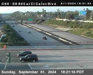 SB 805 at El Cajon Blvd (On Ramp)