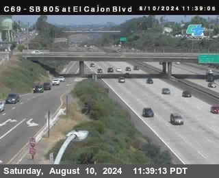 SB 805 at El Cajon Blvd (On Ramp)