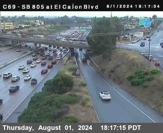 SB 805 at El Cajon Blvd (On Ramp)