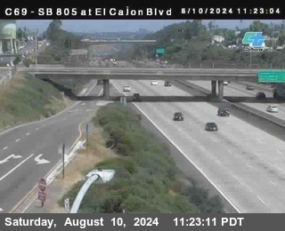 SB 805 at El Cajon Blvd (On Ramp)