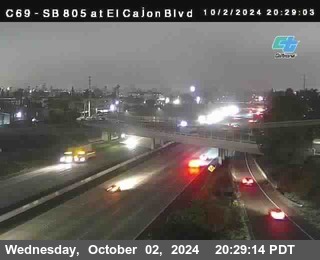 SB 805 at El Cajon Blvd (On Ramp)