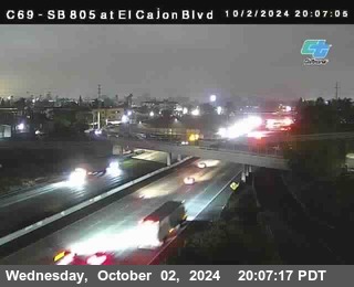 SB 805 at El Cajon Blvd (On Ramp)