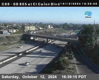 SB 805 at El Cajon Blvd (On Ramp)