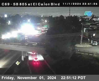 SB 805 at El Cajon Blvd (On Ramp)