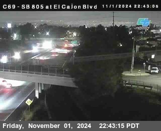 SB 805 at El Cajon Blvd (On Ramp)