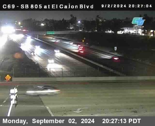 SB 805 at El Cajon Blvd (On Ramp)