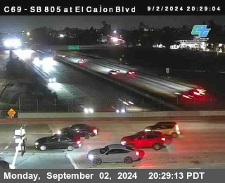 SB 805 at El Cajon Blvd (On Ramp)