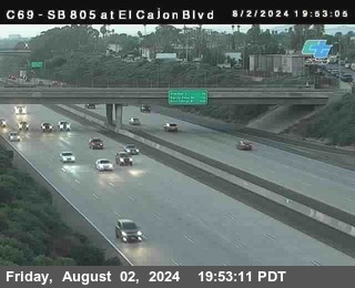 SB 805 at El Cajon Blvd (On Ramp)