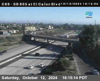 SB 805 at El Cajon Blvd (On Ramp)