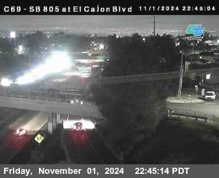 SB 805 at El Cajon Blvd (On Ramp)