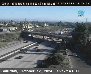 SB 805 at El Cajon Blvd (On Ramp)