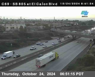 SB 805 at El Cajon Blvd (On Ramp)