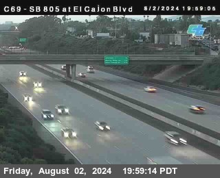 SB 805 at El Cajon Blvd (On Ramp)