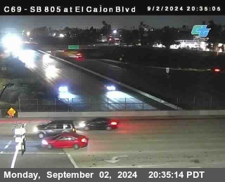 SB 805 at El Cajon Blvd (On Ramp)