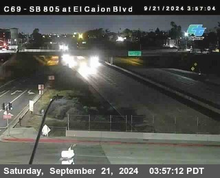 SB 805 at El Cajon Blvd (On Ramp)