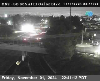 SB 805 at El Cajon Blvd (On Ramp)