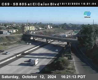 SB 805 at El Cajon Blvd (On Ramp)