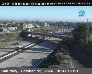 SB 805 at El Cajon Blvd (On Ramp)