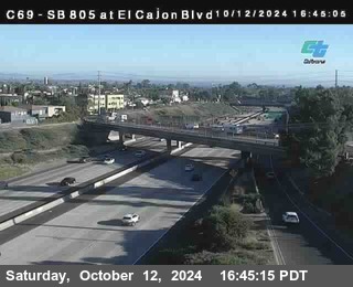 SB 805 at El Cajon Blvd (On Ramp)