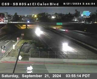 SB 805 at El Cajon Blvd (On Ramp)