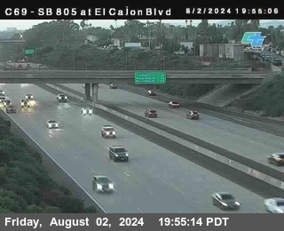 SB 805 at El Cajon Blvd (On Ramp)