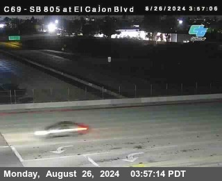 SB 805 at El Cajon Blvd (On Ramp)