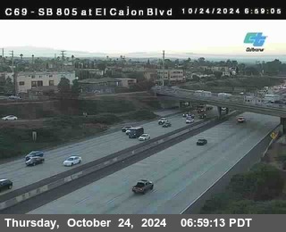 SB 805 at El Cajon Blvd (On Ramp)