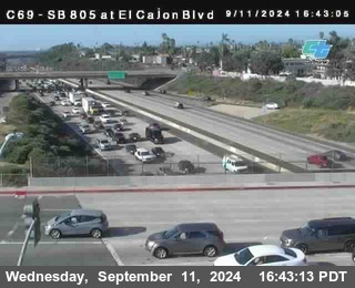 SB 805 at El Cajon Blvd (On Ramp)