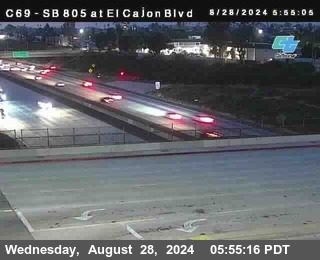 SB 805 at El Cajon Blvd (On Ramp)