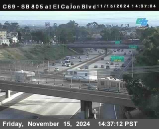 SB 805 at El Cajon Blvd (On Ramp)