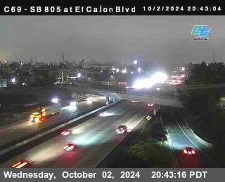 SB 805 at El Cajon Blvd (On Ramp)