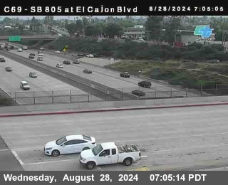 SB 805 at El Cajon Blvd (On Ramp)