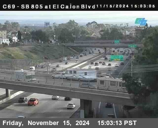 SB 805 at El Cajon Blvd (On Ramp)