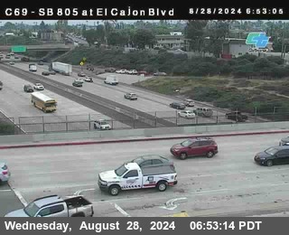 SB 805 at El Cajon Blvd (On Ramp)