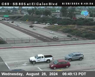 SB 805 at El Cajon Blvd (On Ramp)