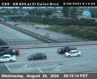 SB 805 at El Cajon Blvd (On Ramp)