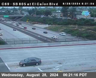 SB 805 at El Cajon Blvd (On Ramp)