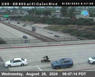 SB 805 at El Cajon Blvd (On Ramp)