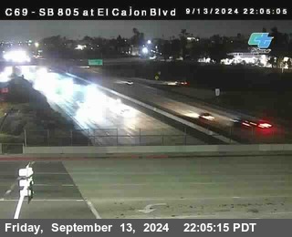 SB 805 at El Cajon Blvd (On Ramp)